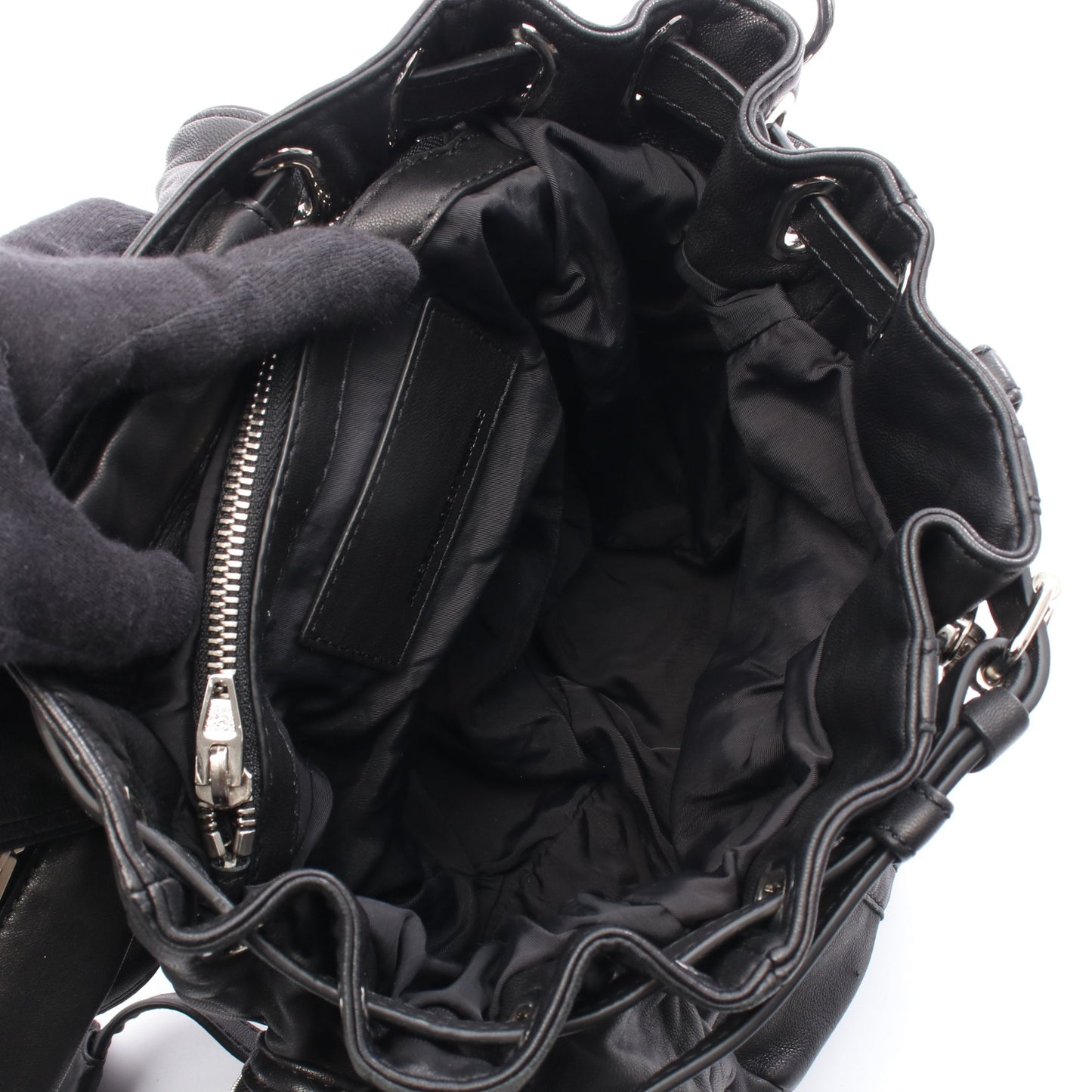 MARTI バックパック リュックサック レザー ブラック アレキサンダーワン バッグ ALEXANDER WANG