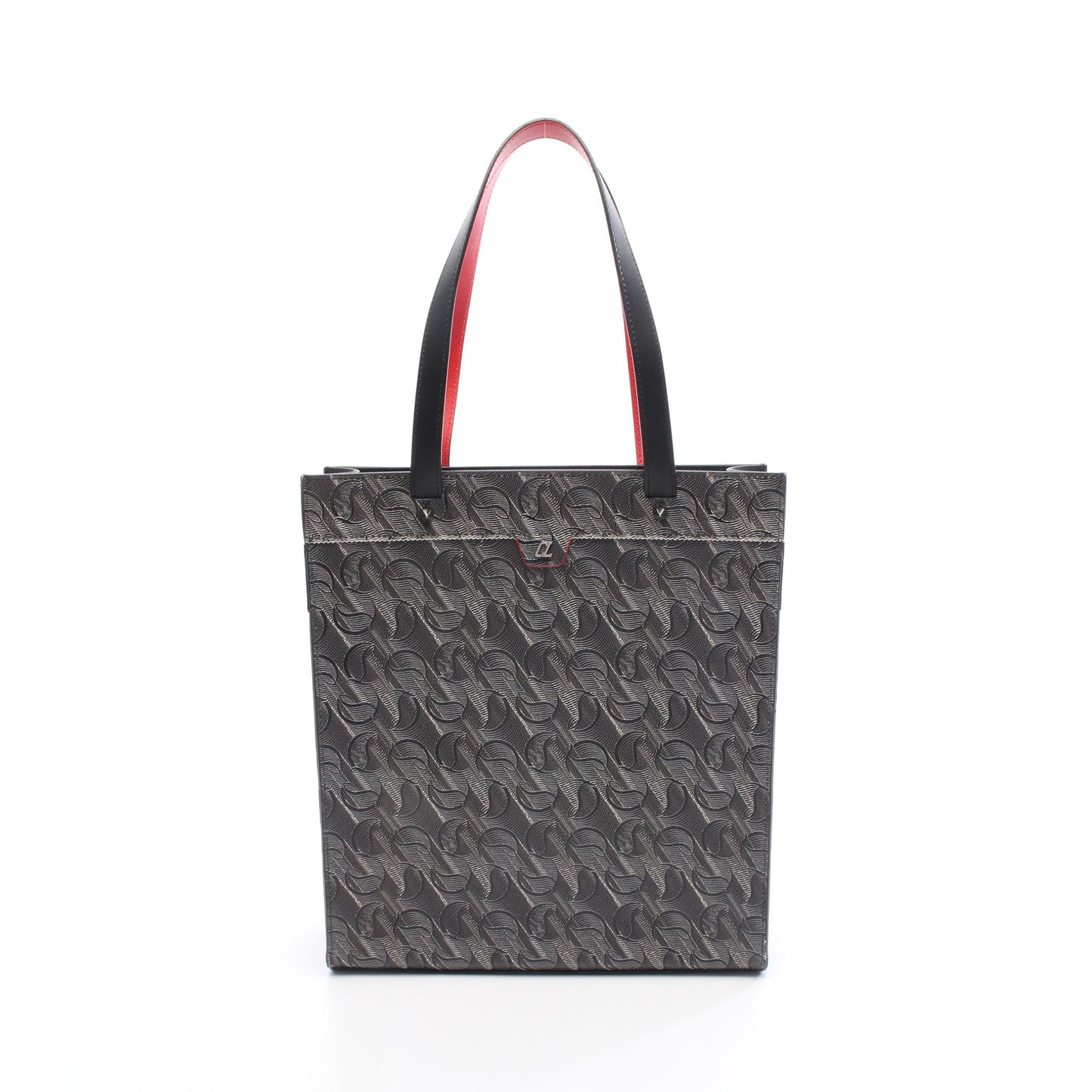 RUISTOTE ルイストート シグネチャー ハンドバッグ トートバッグ PVC レザー グレー ブラック クリスチャンルブタン バッグ Christian Louboutin