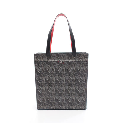 RUISTOTE ルイストート シグネチャー ハンドバッグ トートバッグ PVC レザー グレー ブラック クリスチャンルブタン バッグ Christian Louboutin