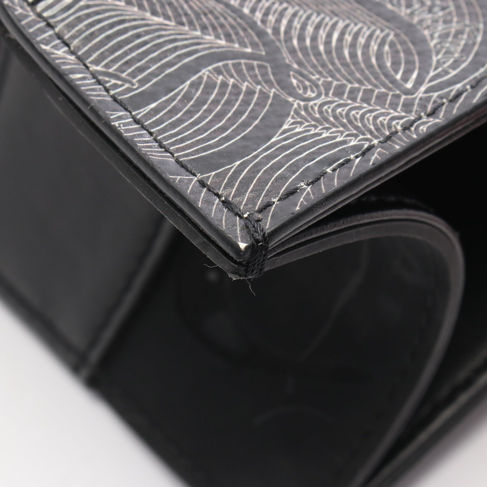 RUISTOTE ルイストート シグネチャー ハンドバッグ トートバッグ PVC レザー グレー ブラック クリスチャンルブタン バッグ Christian Louboutin