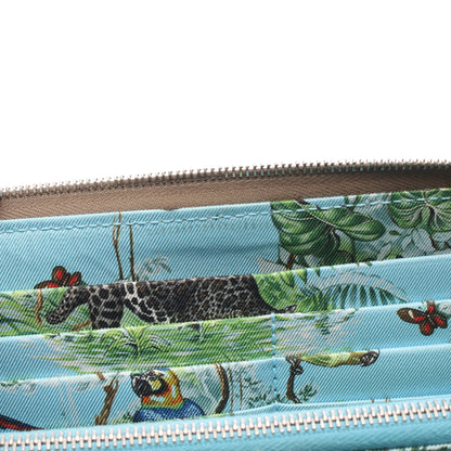 アザップロング シルクイン EQUATEUR エトゥープ ラウンドファスナー長財布 ヴォーエプソン グレーブラウン シルバー金具 D刻印 エルメス 財布・小物 HERMES