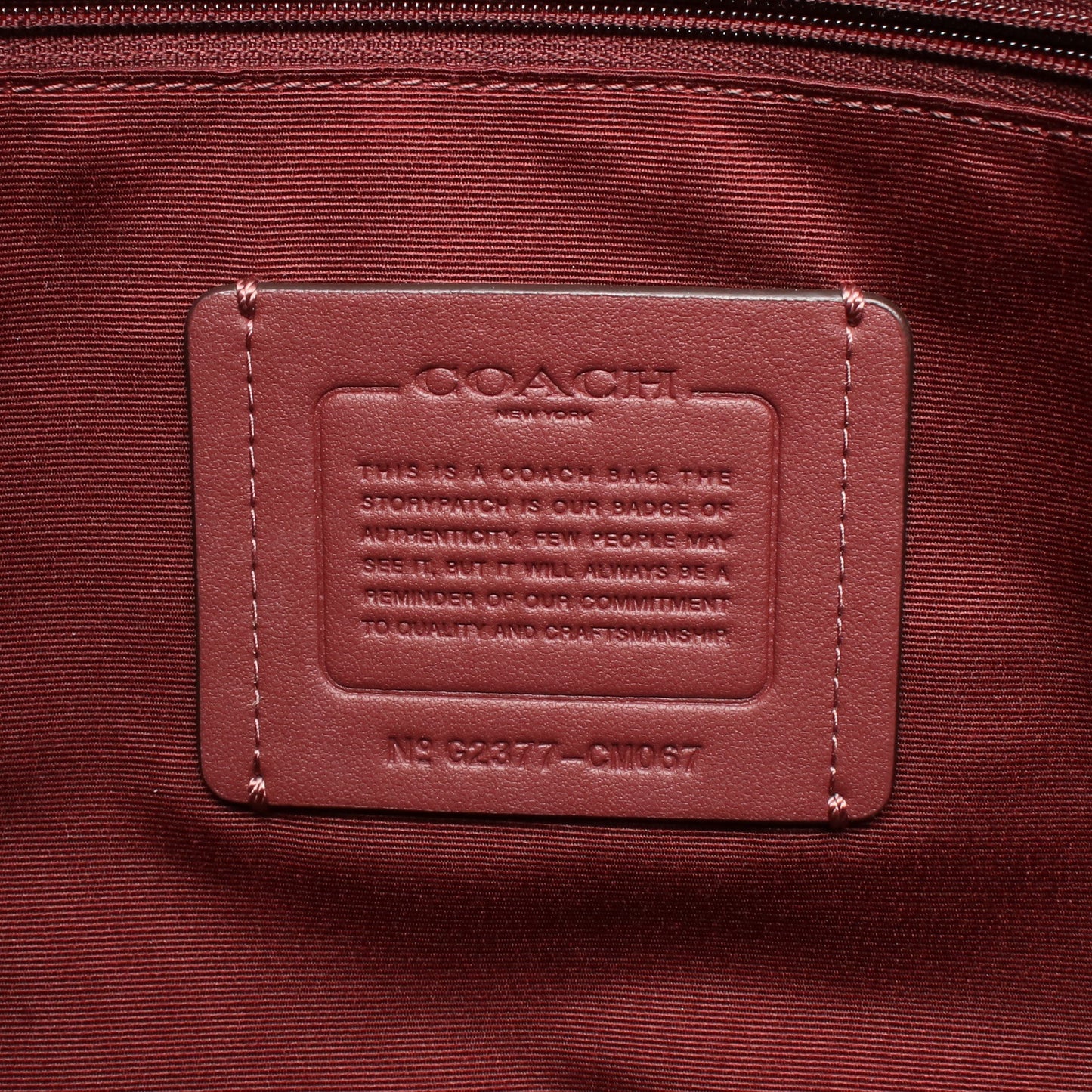 スミス ハンドバッグ トートバッグ レザー レッド 2WAY コーチ バッグ COACH