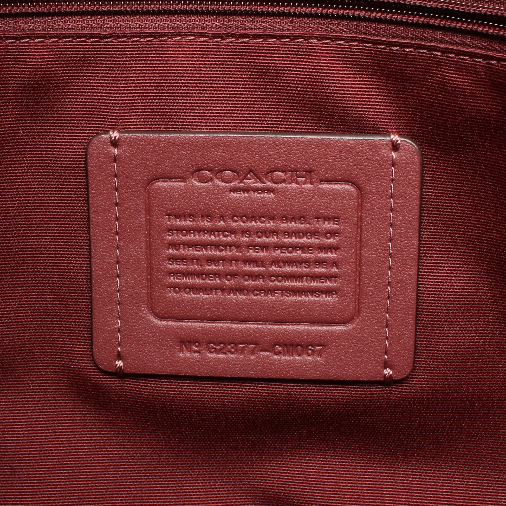 スミス ハンドバッグ トートバッグ レザー レッド 2WAY コーチ バッグ COACH