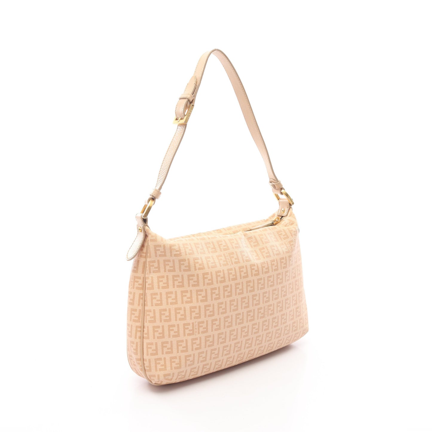 ズッキーノ ショルダーバッグ PVC レザー ライトベージュ フェンディ バッグ FENDI