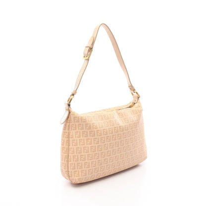 ズッキーノ ショルダーバッグ PVC レザー ライトベージュ フェンディ バッグ FENDI