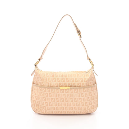 ズッキーノ ショルダーバッグ PVC レザー ライトベージュ フェンディ バッグ FENDI