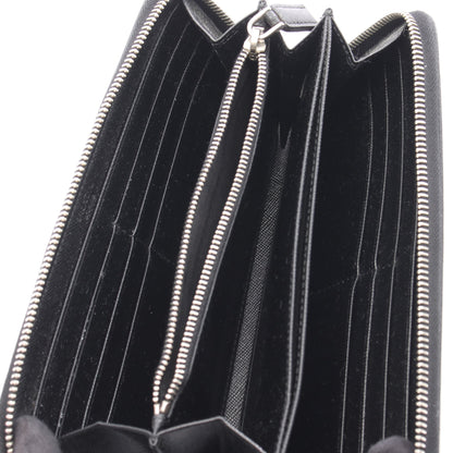 SAFFIANO ラウンドファスナー長財布 サフィアーノレザー ブラック プラダ 財布・小物 PRADA