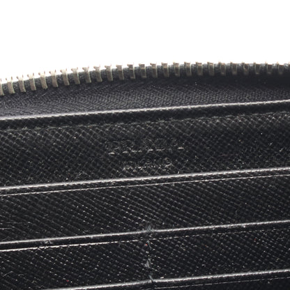 SAFFIANO ラウンドファスナー長財布 サフィアーノレザー ブラック プラダ 財布・小物 PRADA