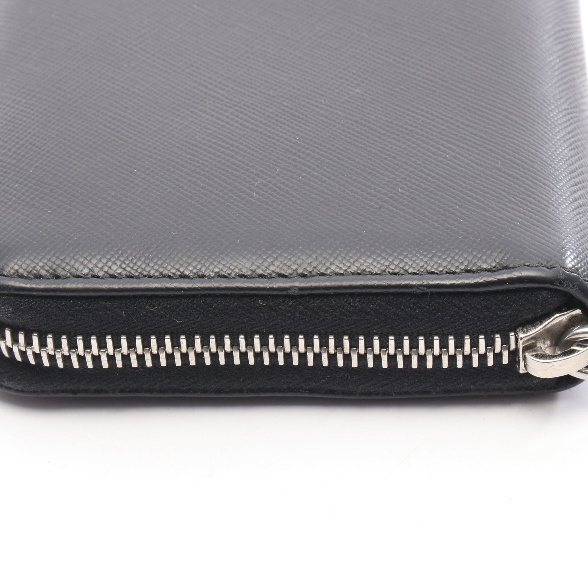 SAFFIANO ラウンドファスナー長財布 サフィアーノレザー ブラック プラダ 財布・小物 PRADA