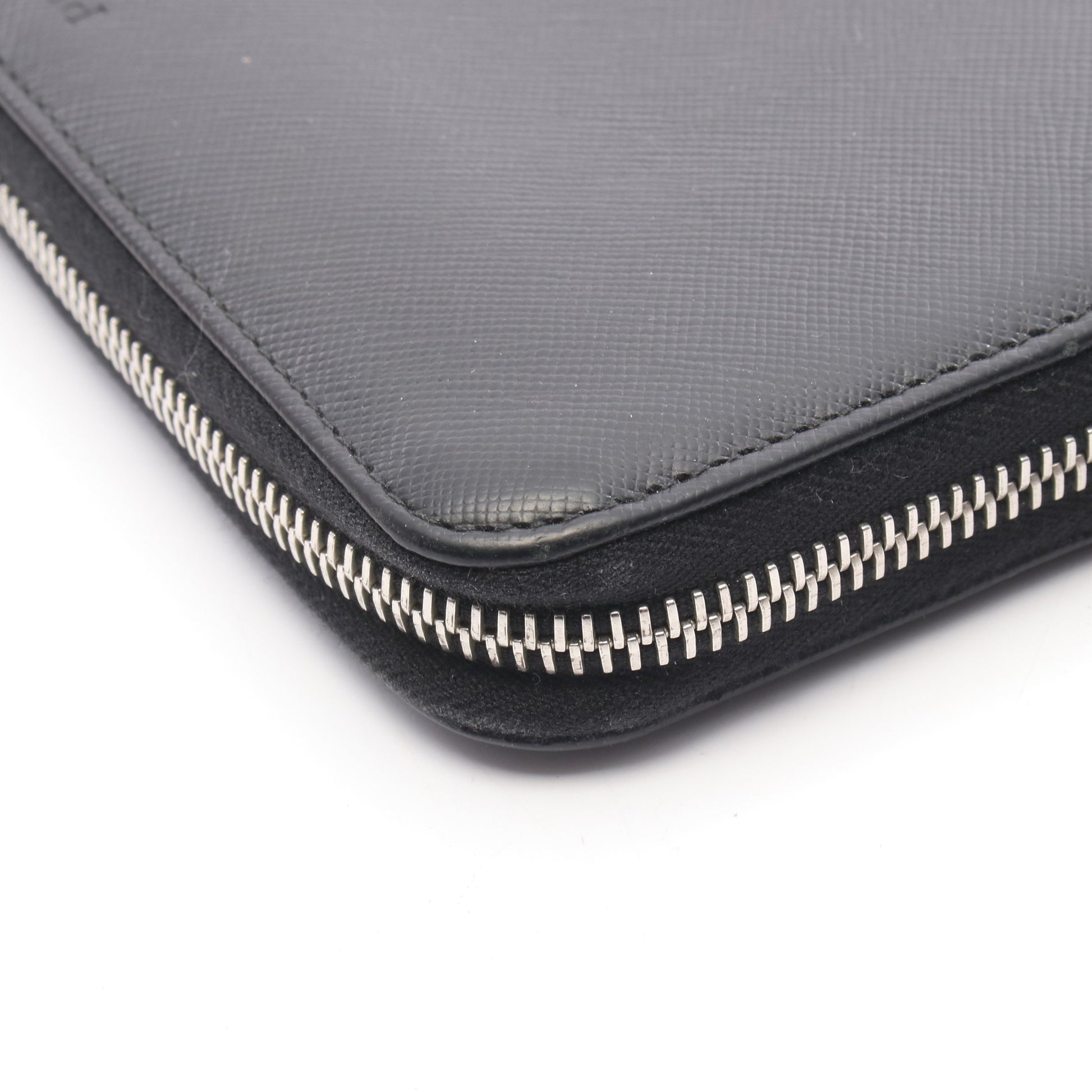 SAFFIANO ラウンドファスナー長財布 サフィアーノレザー ブラック プラダ 財布・小物 PRADA