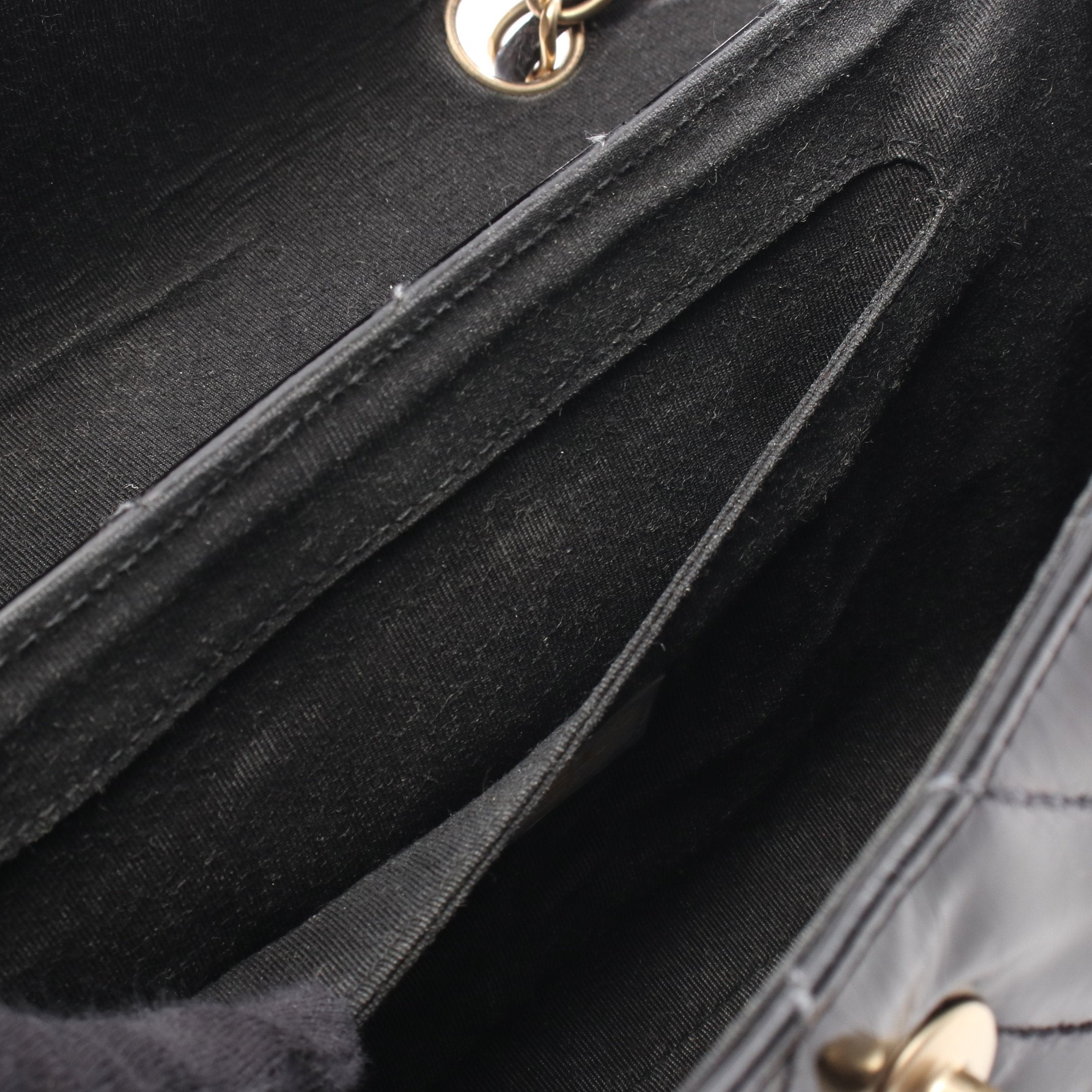 ココマーク ウェーブステッチ Wチェーンショルダーバッグ エナメル