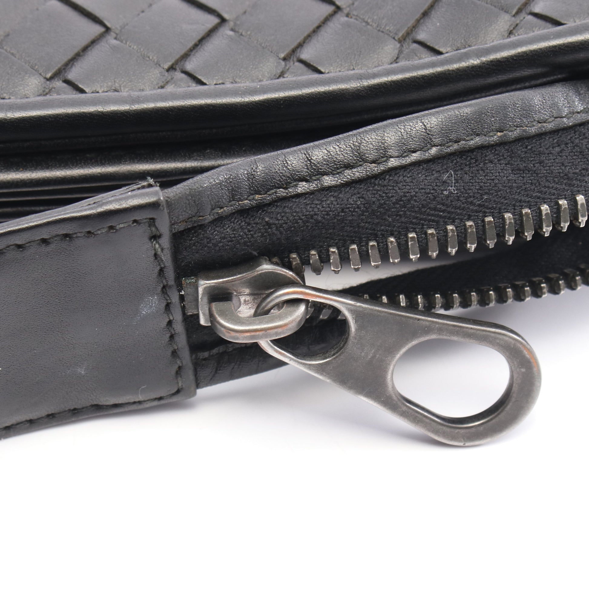 イントレチャート ブリーフケース ビジネスバッグ レザー ブラック ボッテガヴェネタ バッグ BOTTEGA VENETA