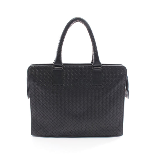 イントレチャート ブリーフケース ビジネスバッグ レザー ブラック ボッテガヴェネタ