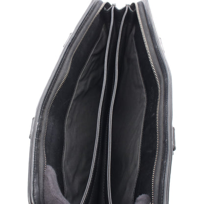 イントレチャート ブリーフケース ビジネスバッグ レザー ブラック ボッテガヴェネタ バッグ BOTTEGA VENETA