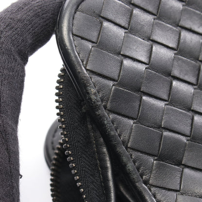 イントレチャート ブリーフケース ビジネスバッグ レザー ブラック ボッテガヴェネタ バッグ BOTTEGA VENETA