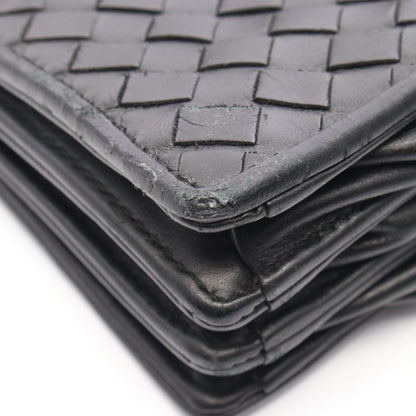 イントレチャート ブリーフケース ビジネスバッグ レザー ブラック ボッテガヴェネタ バッグ BOTTEGA VENETA