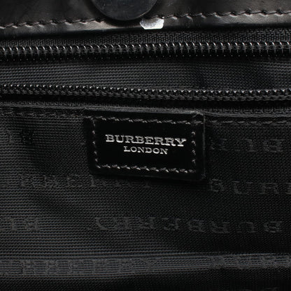 ノバチェック ハンドバッグ トートバッグ PVC レザー ベージュ マルチカラー バーバリー バッグ BURBERRY