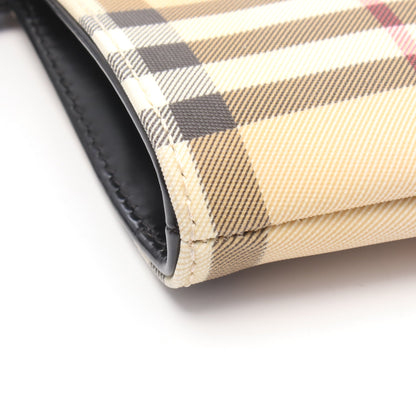 ノバチェック ハンドバッグ トートバッグ PVC レザー ベージュ マルチカラー バーバリー バッグ BURBERRY