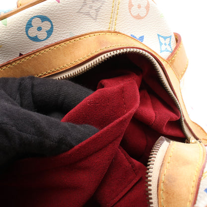 クラウディア モノグラムマルチカラー ブロン ハンドバッグ PVC レザー ホワイト ルイヴィトン バッグ LOUIS VUITTON