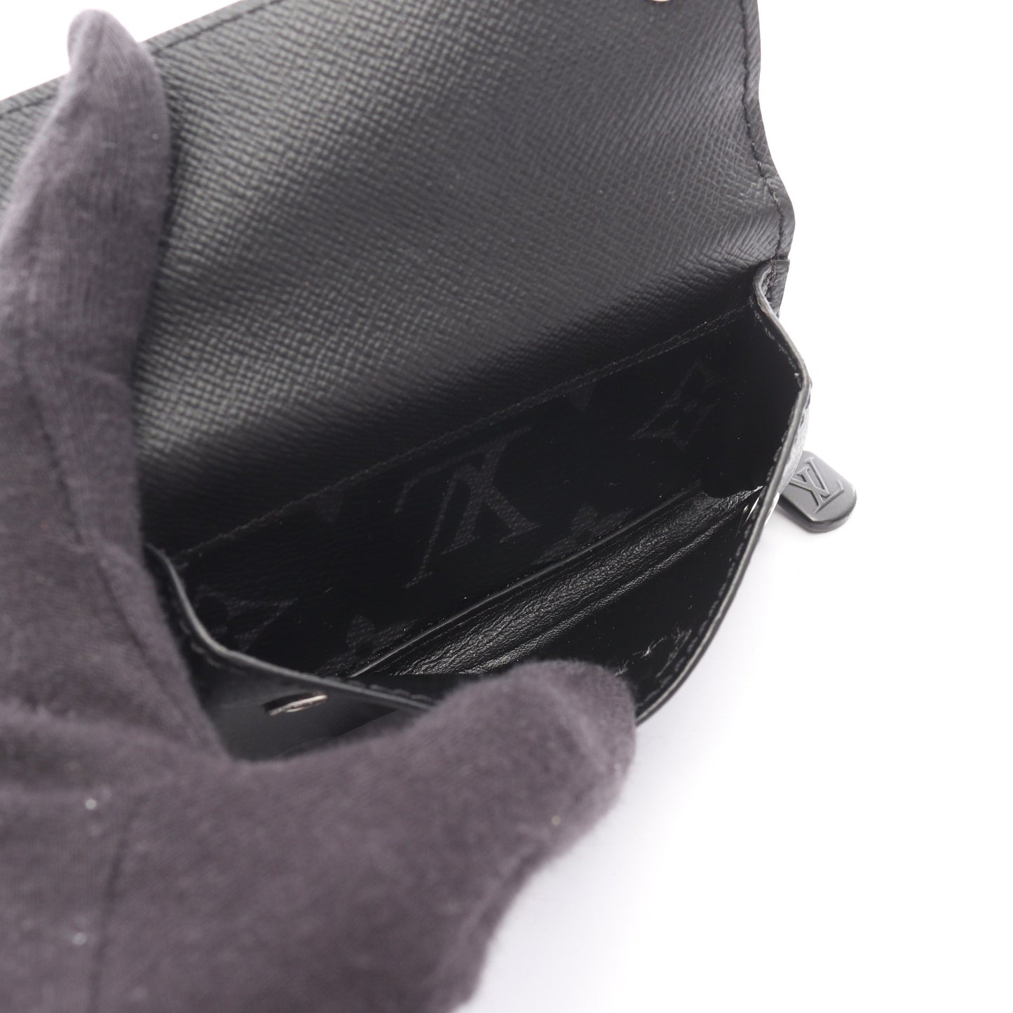 ジッピーオーガナイザー モノグラムエクリプスリバース コインケース PVC ブラック グレー ルイヴィトン 財布・小物 LOUIS VUITTON