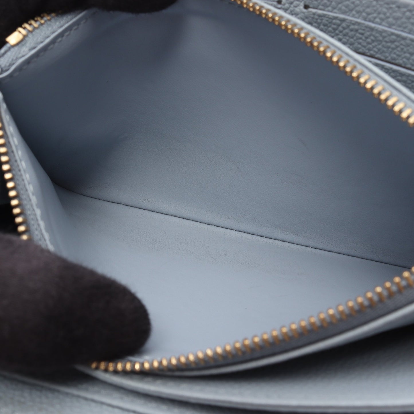 ジッピーウォレット モノグラムアンプラント ブルーアワー ラウンドファスナー長財布 レザー ブルーグレー ルイヴィトン 財布・小物 LOUIS VUITTON