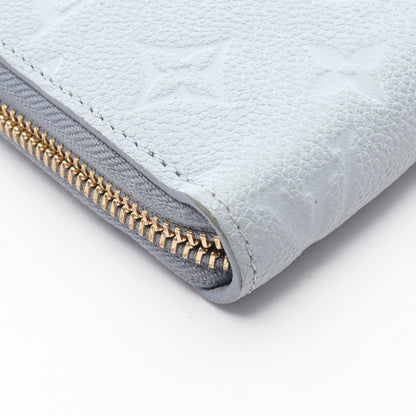 ジッピーウォレット モノグラムアンプラント ブルーアワー ラウンドファスナー長財布 レザー ブルーグレー ルイヴィトン 財布・小物 LOUIS VUITTON