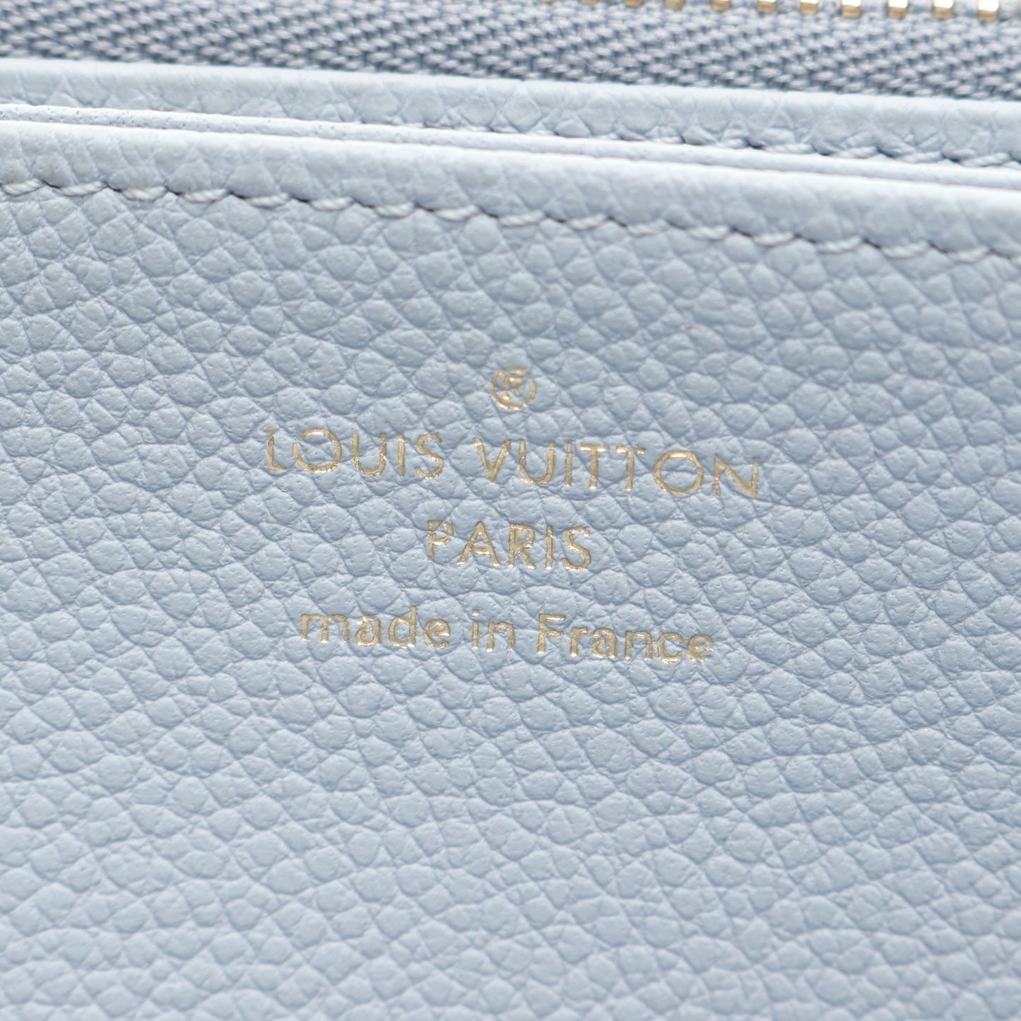 ジッピーウォレット モノグラムアンプラント ブルーアワー ラウンドファスナー長財布 レザー ブルーグレー ルイヴィトン 財布・小物 LOUIS VUITTON