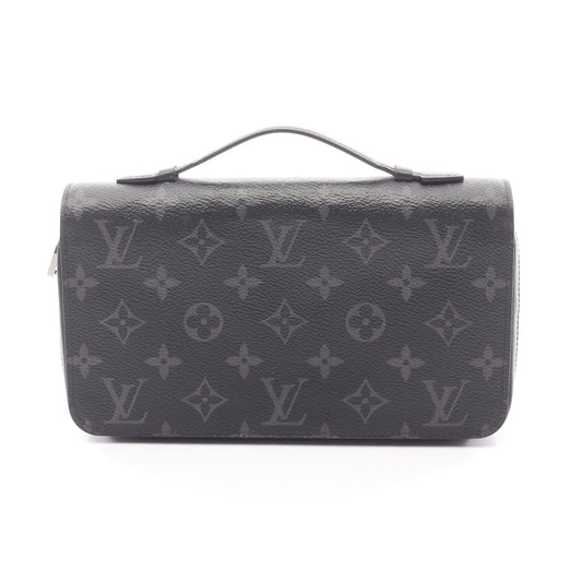 ジッピーXL モノグラムエクリプス ラウンドファスナー長財布 PVC レザー ブラック ルイヴィトン 財布・小物 LOUIS VUITTON