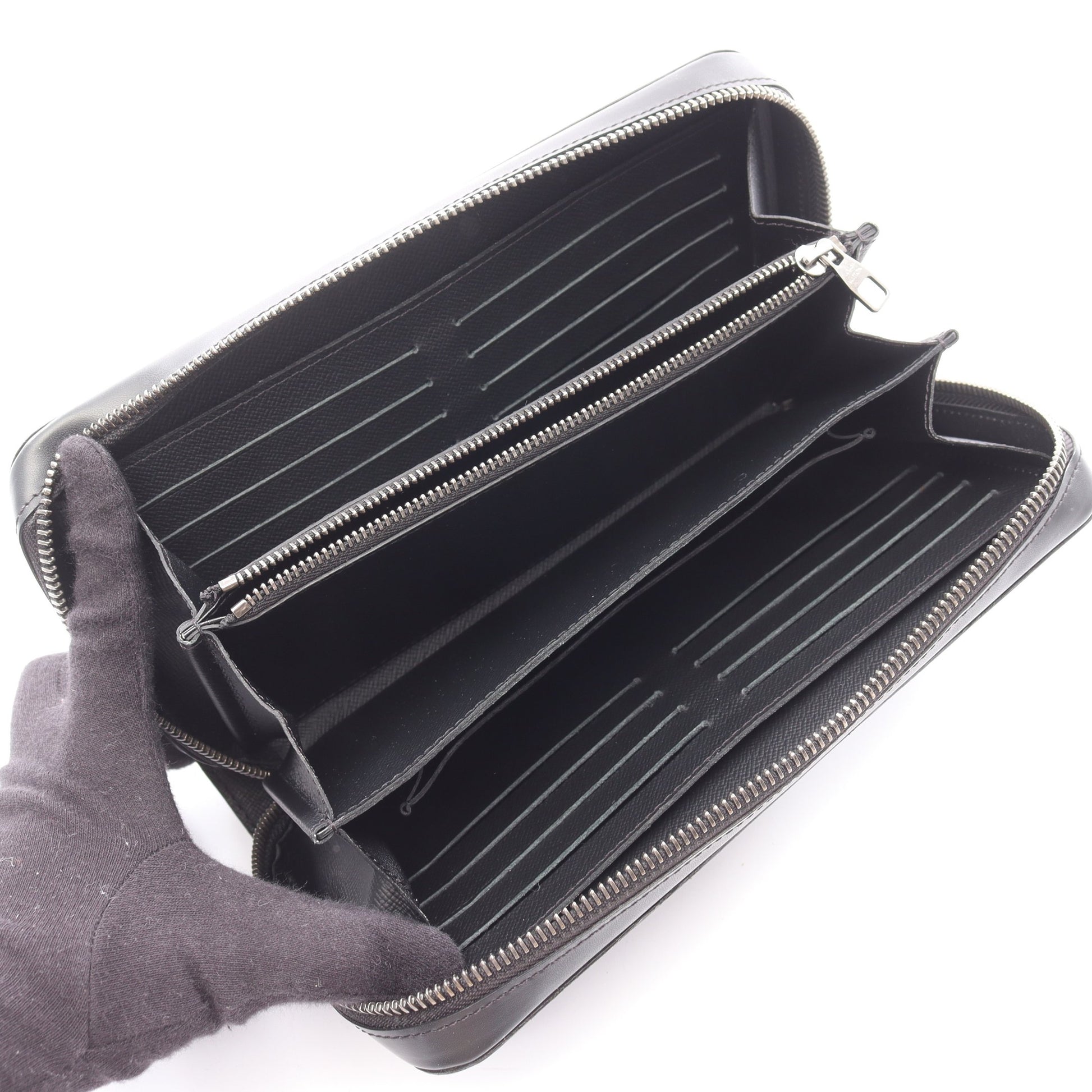 ジッピーXL モノグラムエクリプス ラウンドファスナー長財布 PVC レザー ブラック ルイヴィトン 財布・小物 LOUIS VUITTON