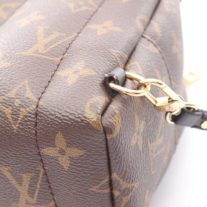 パームスプリングス バックパック ミニ モノグラム バックパック リュックサック PVC レザー ブラウン ブラック ルイヴィトン バッグ LOUIS VUITTON