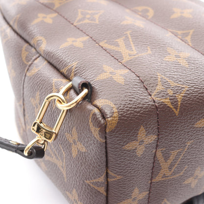 パームスプリングス バックパック ミニ モノグラム バックパック リュックサック PVC レザー ブラウン ブラック ルイヴィトン バッグ LOUIS VUITTON