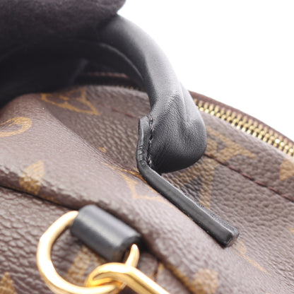 パームスプリングス バックパック ミニ モノグラム バックパック リュックサック PVC レザー ブラウン ブラック ルイヴィトン バッグ LOUIS VUITTON