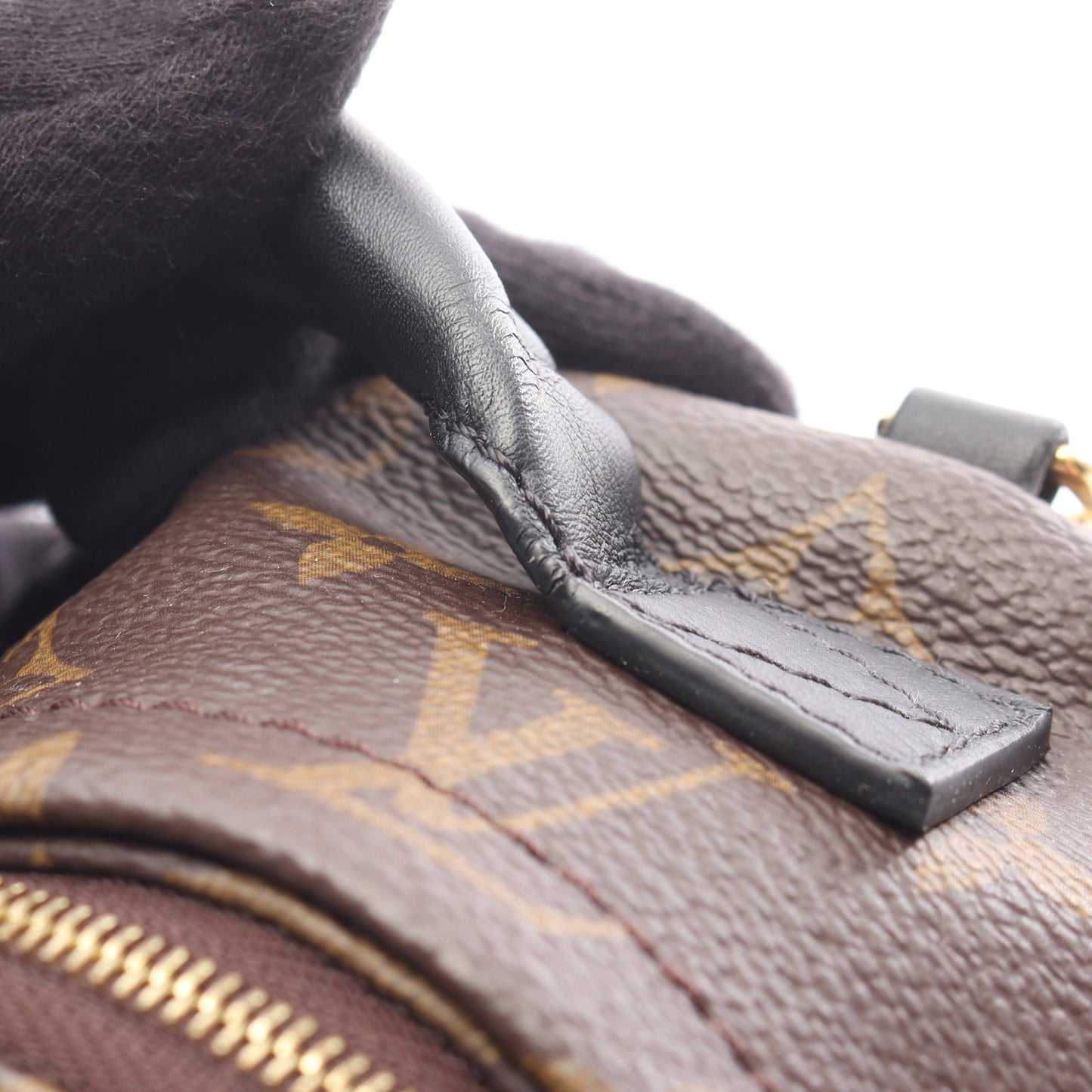 パームスプリングス バックパック ミニ モノグラム バックパック リュックサック PVC レザー ブラウン ブラック ルイヴィトン バッグ LOUIS VUITTON