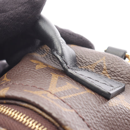 パームスプリングス バックパック ミニ モノグラム バックパック リュックサック PVC レザー ブラウン ブラック ルイヴィトン バッグ LOUIS VUITTON