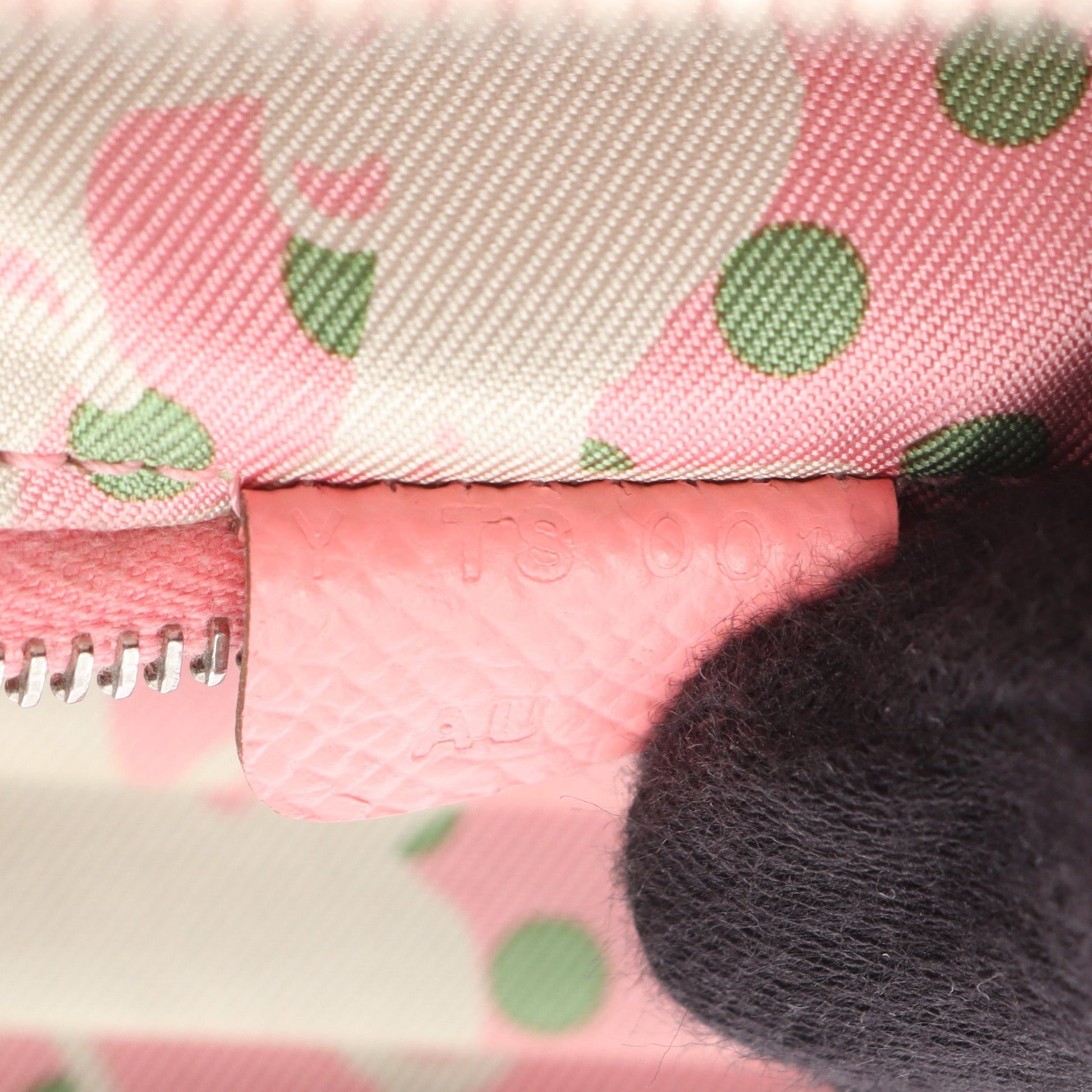 アザップコンパクト シルクイン ローズコンフェッティ ラウンドファスナー財布 ヴォーエプソン ピンク シルバー金具 Y刻印 エルメス 財布・小物 HERMES