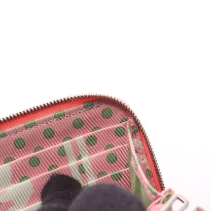 アザップコンパクト シルクイン ローズコンフェッティ ラウンドファスナー財布 ヴォーエプソン ピンク シルバー金具 Y刻印 エルメス 財布・小物 HERMES