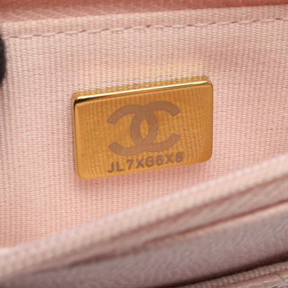 マトラッセ チェーンウォレット キャビアスキン ライトピンク ゴールド金具 シャネル バッグ CHANEL