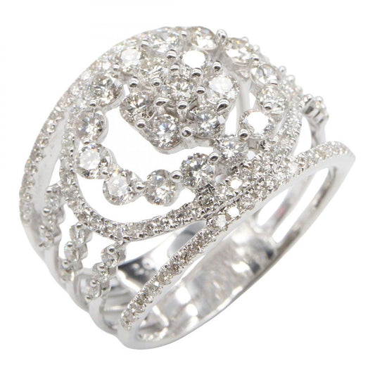 ダイヤモンド リング リング 指輪 K18WG ダイヤモンド ホワイトゴールド クリア ノーブランドジュエリー アクセサリー NO BRAND JEWELRY