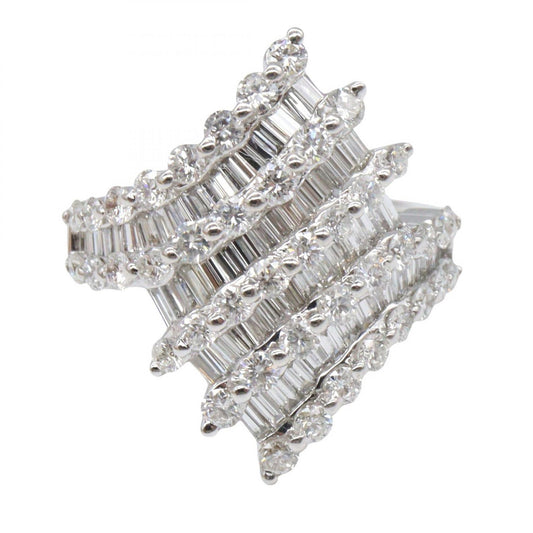 ダイヤモンド リング リング 指輪 K18WG ダイヤモンド ホワイトゴールド クリア ノーブランドジュエリー アクセサリー NO BRAND JEWELRY