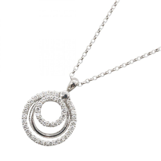ダイヤモンド ネックレス ネックレス K18WG ダイヤモンド ホワイトゴールド ノーブランドジュエリー アクセサリー NO BRAND JEWELRY
