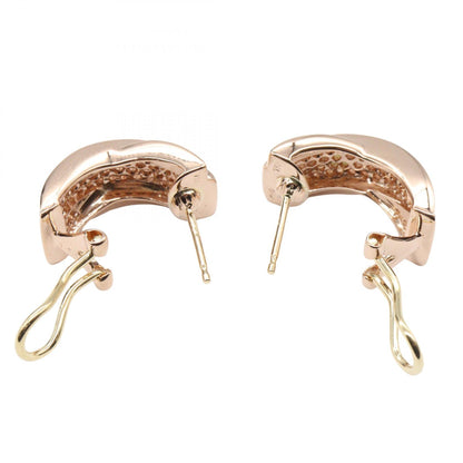 ダイヤモンド ピアス ピアス K18PG ダイヤモンド ピンクゴールド クリア クイーン アクセサリー Queen