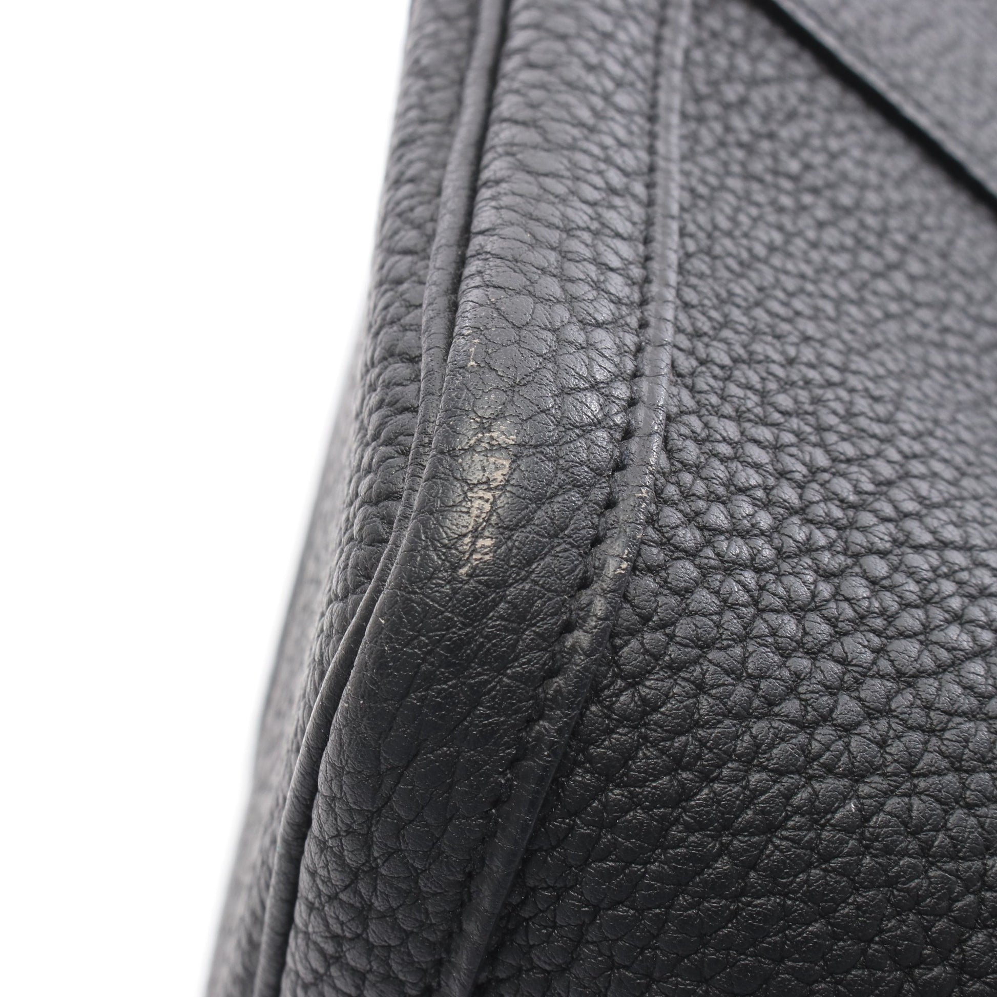 ガーデンパーティPM ハンドバッグ トートバッグ ネゴンダ ブラック シルバー金具 C刻印 エルメス バッグ HERMES