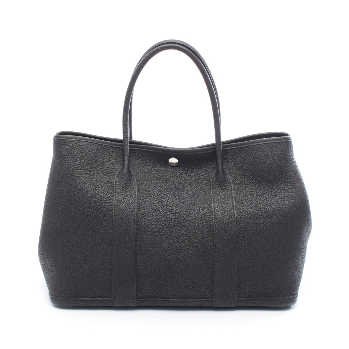 ガーデンパーティPM ハンドバッグ トートバッグ ネゴンダ ブラック シルバー金具 C刻印 エルメス バッグ HERMES