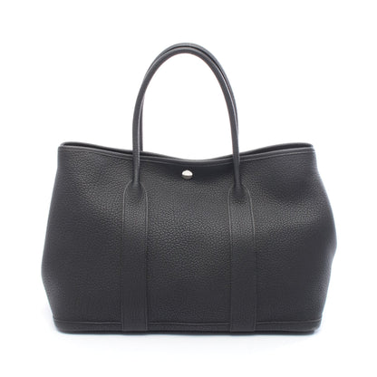 ガーデンパーティPM ハンドバッグ トートバッグ ネゴンダ ブラック シルバー金具 C刻印 エルメス バッグ HERMES