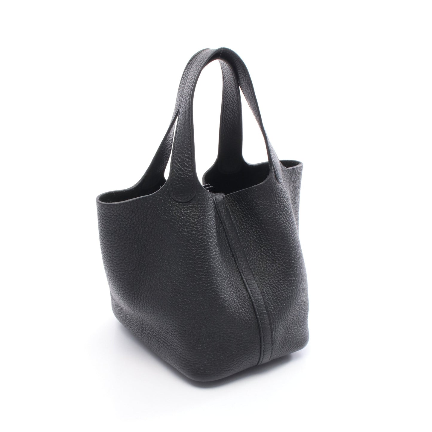 ピコタンロックPM ハンドバッグ トリヨンクレマンス ブラック ブラック金具 Z刻印 エルメス バッグ HERMES