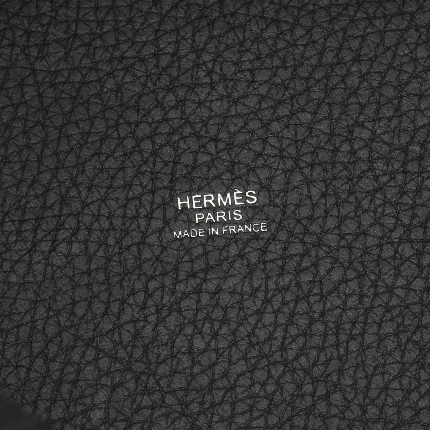 ピコタンロックPM ハンドバッグ トリヨンクレマンス ブラック ブラック金具 Z刻印 エルメス バッグ HERMES