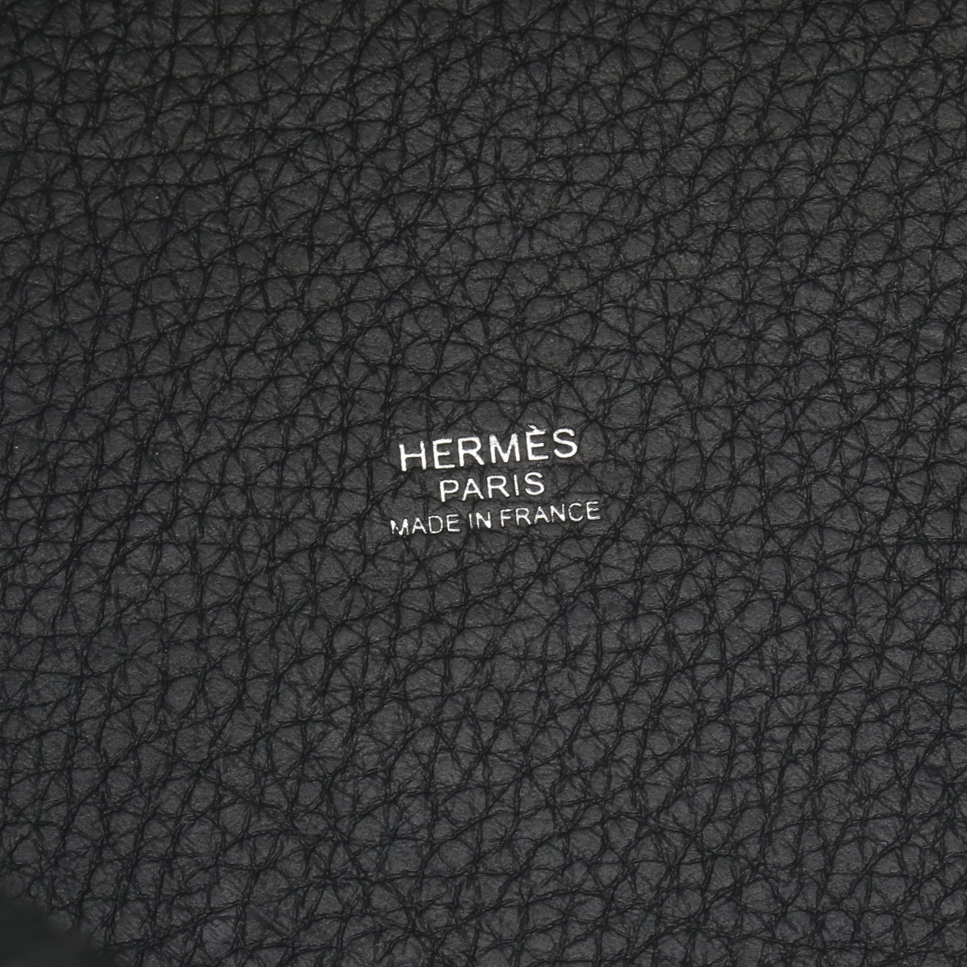 ピコタンロックPM ハンドバッグ トリヨンクレマンス ブラック ブラック金具 Z刻印 エルメス バッグ HERMES