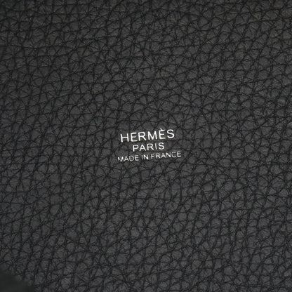 ピコタンロックPM ハンドバッグ トリヨンクレマンス ブラック ブラック金具 Z刻印 エルメス バッグ HERMES