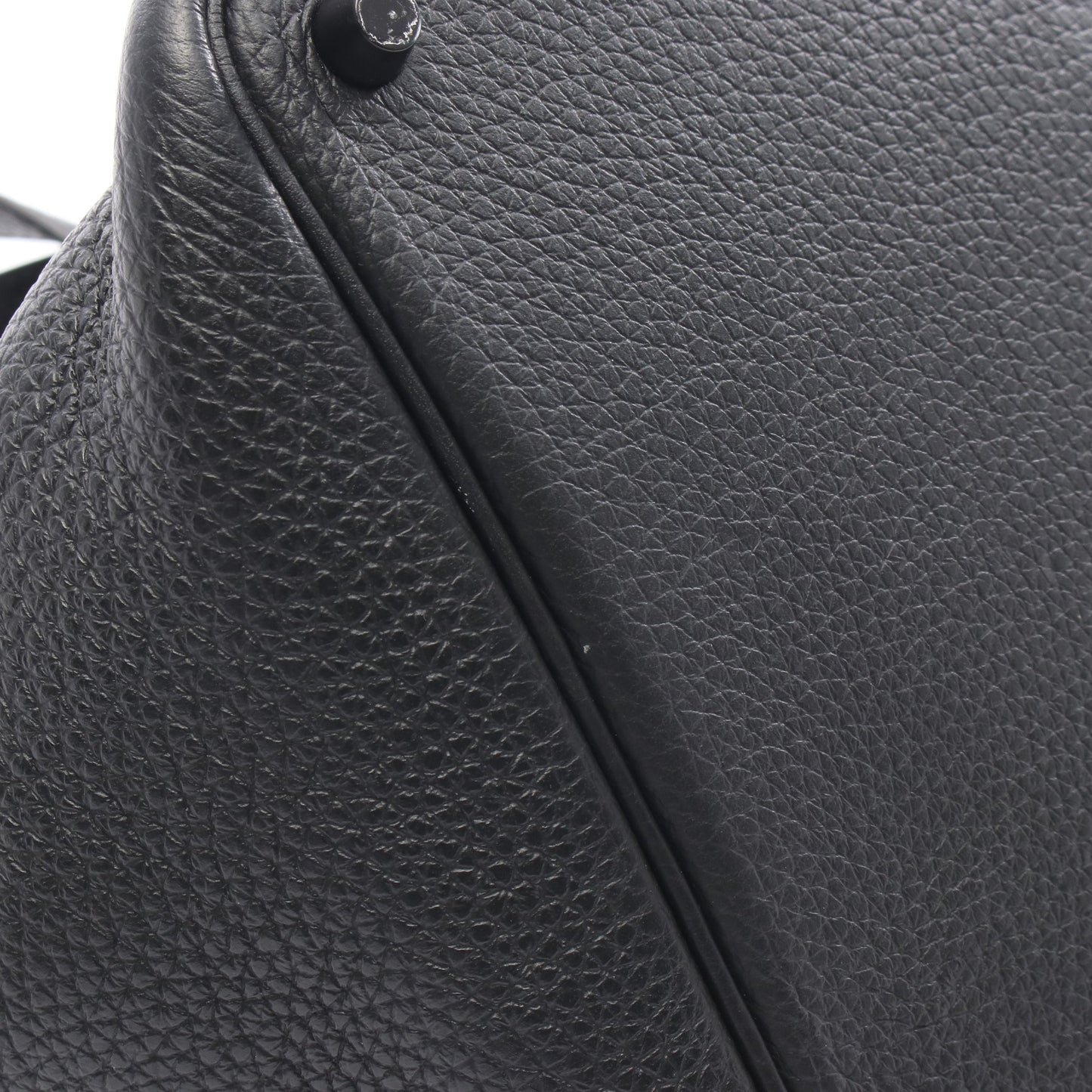 ピコタンロックPM ハンドバッグ トリヨンクレマンス ブラック ブラック金具 Z刻印 エルメス バッグ HERMES