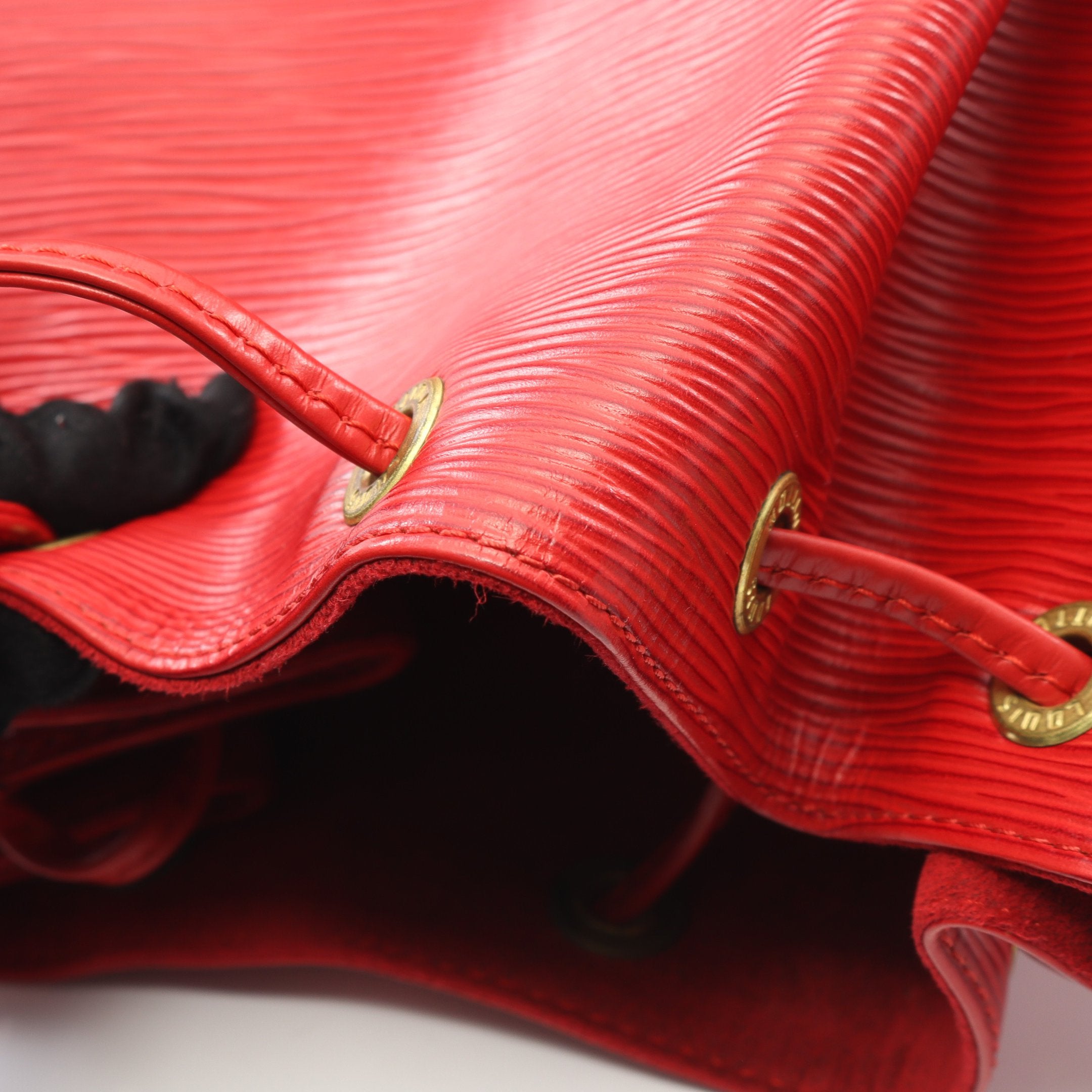 プチノエ エピ カスティリアンレッド ショルダーバッグ レザー レッド